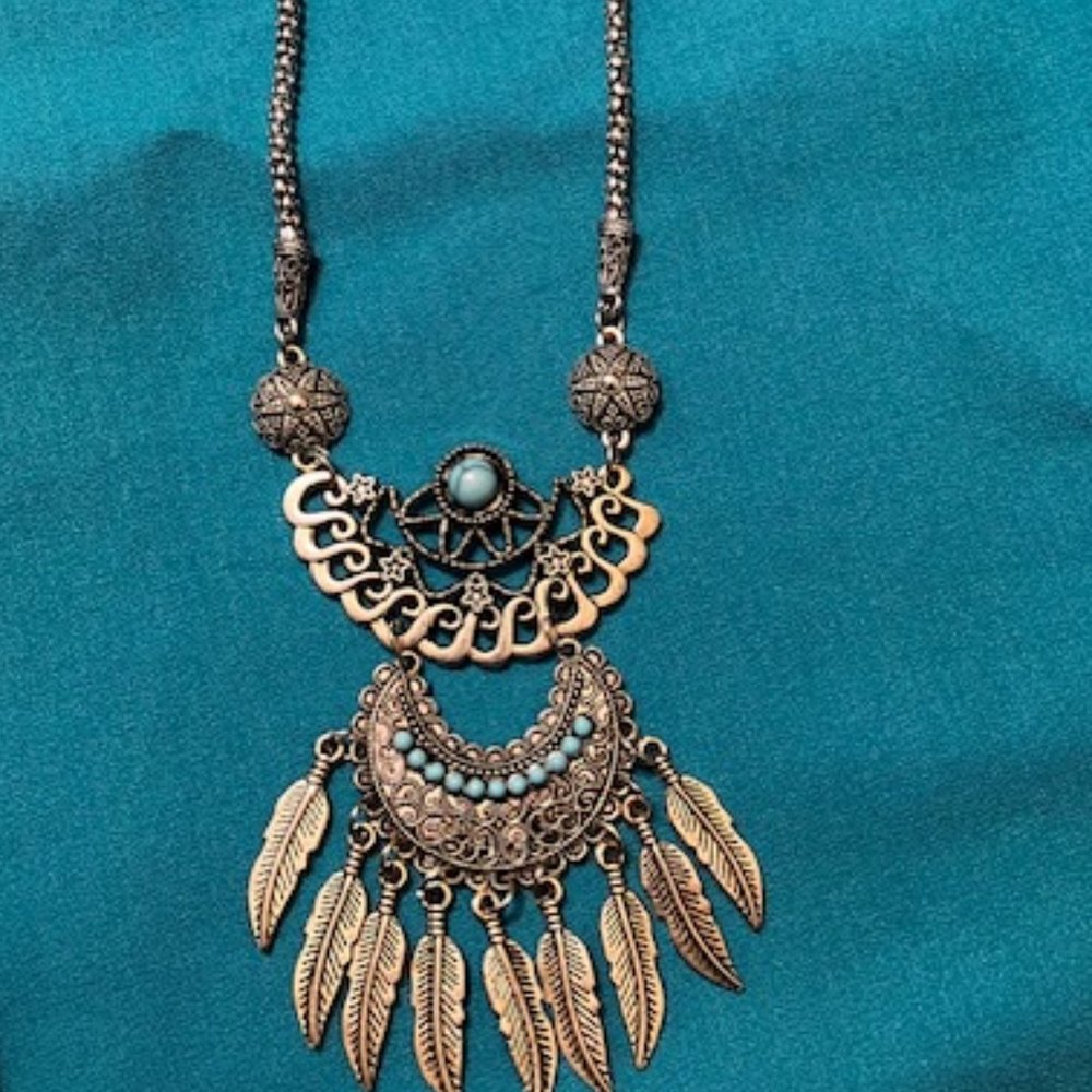 Silvertone Thai Hilltribe Necklace